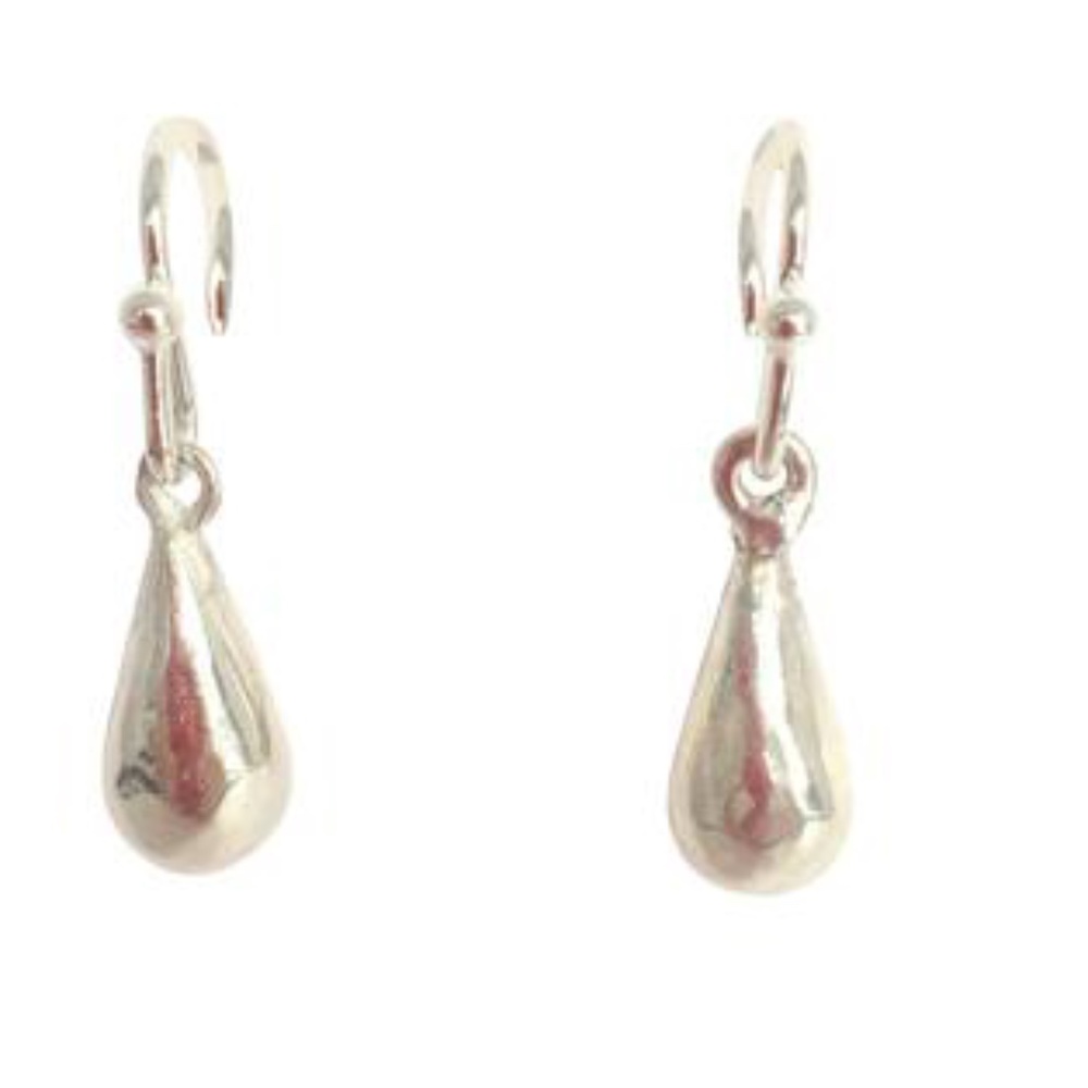 Abigal Heche Sterling Silver Teardrop Earrings